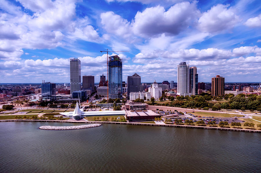 Milwaukee Waterfront Skyline Photograph by Mountain Dreams | Fine Art ...