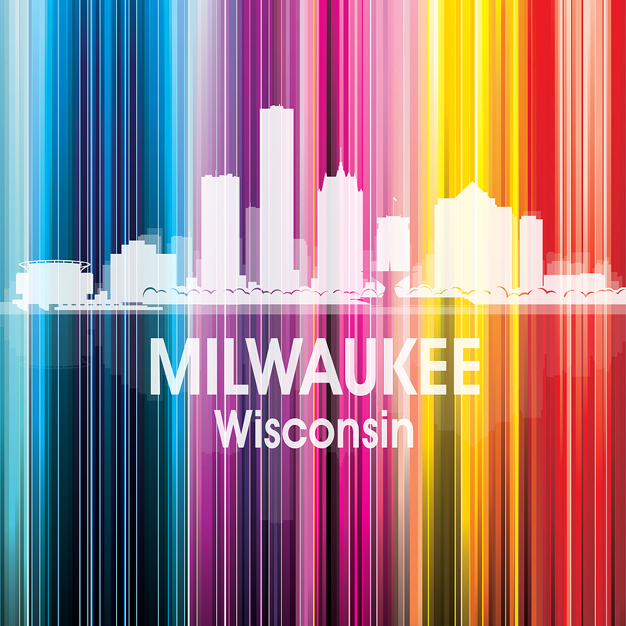 Milwaukee WI 2 Squared Digital Art by Angelina Tamez