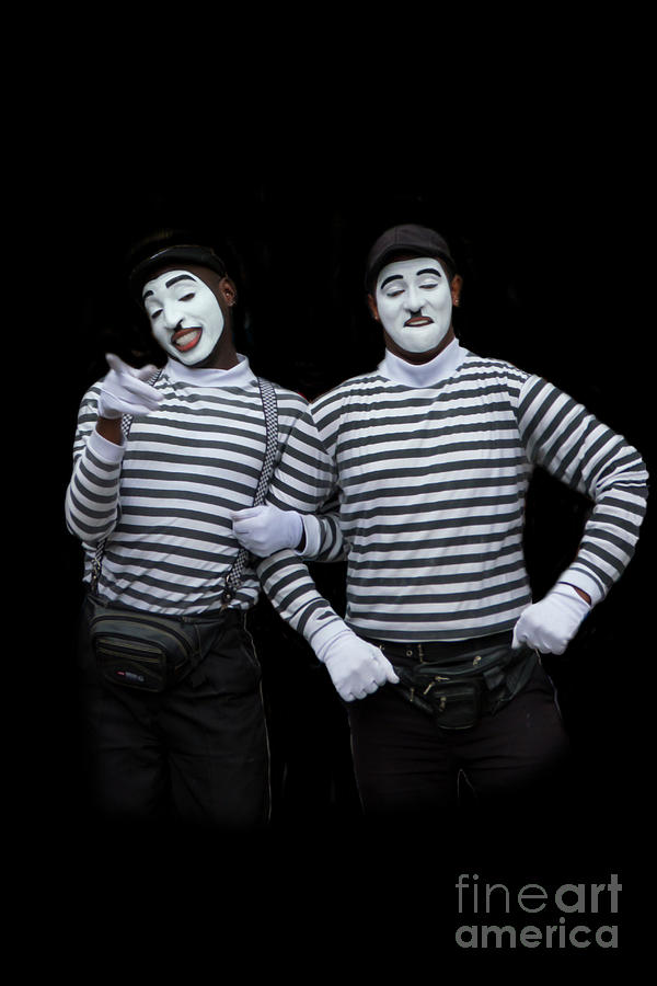 Mime All Mime Photograph by Al Bourassa