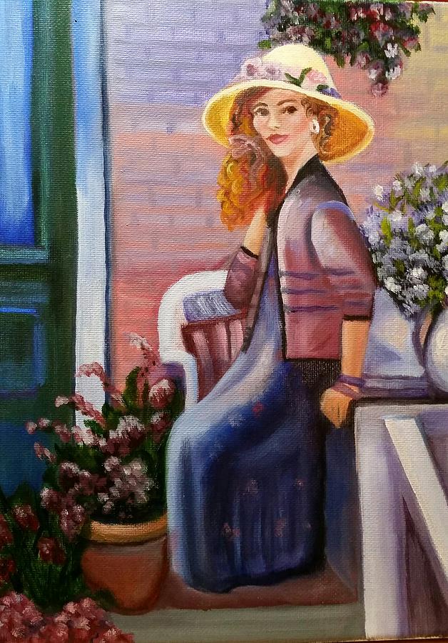 Mimi Painting by Tina Mostov