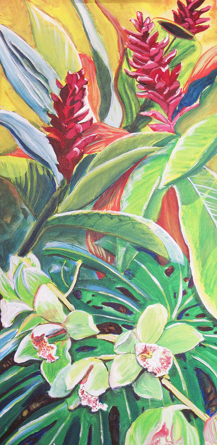Flower Painting - Mimis Garden III by Stephanie Bolton