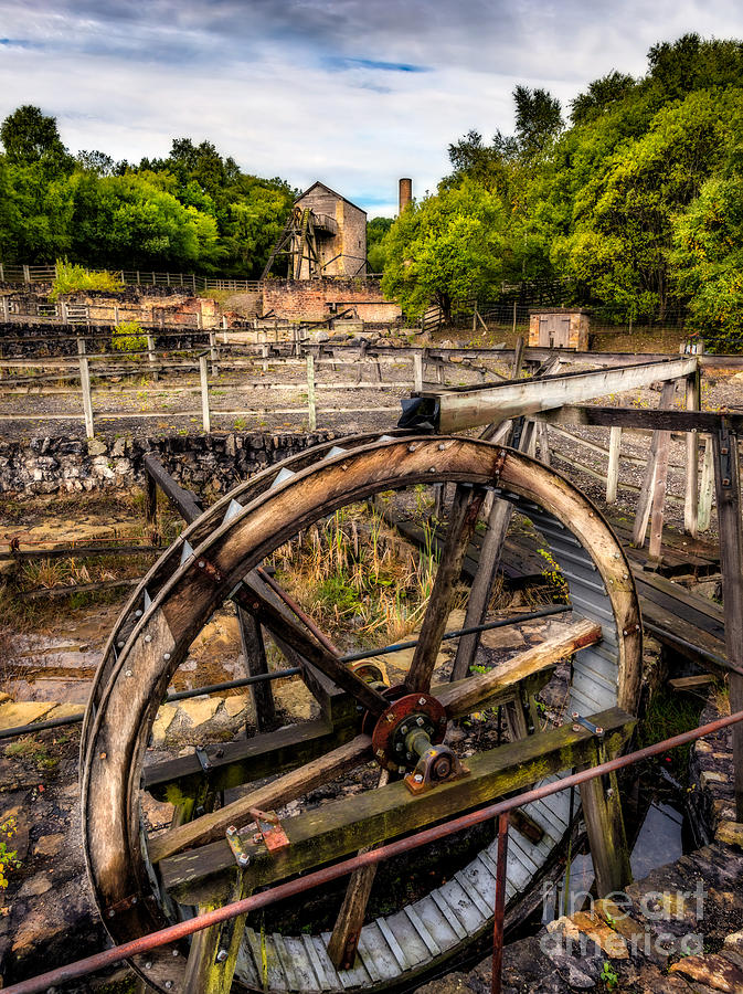 Mine Wheel Photograph by Adrian Evans