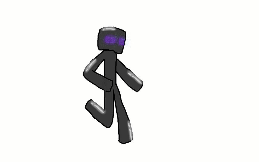 Minecraft Enderman Digital Art by Anna Emery - Fine Art America