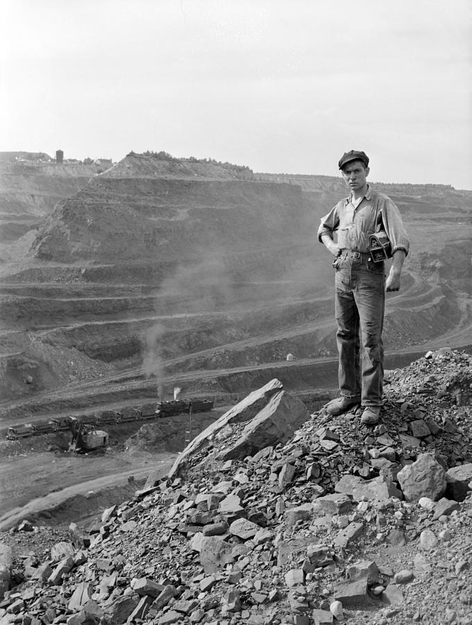 Miner John Palumbo, Jr. 1921-2008 Photograph by Everett