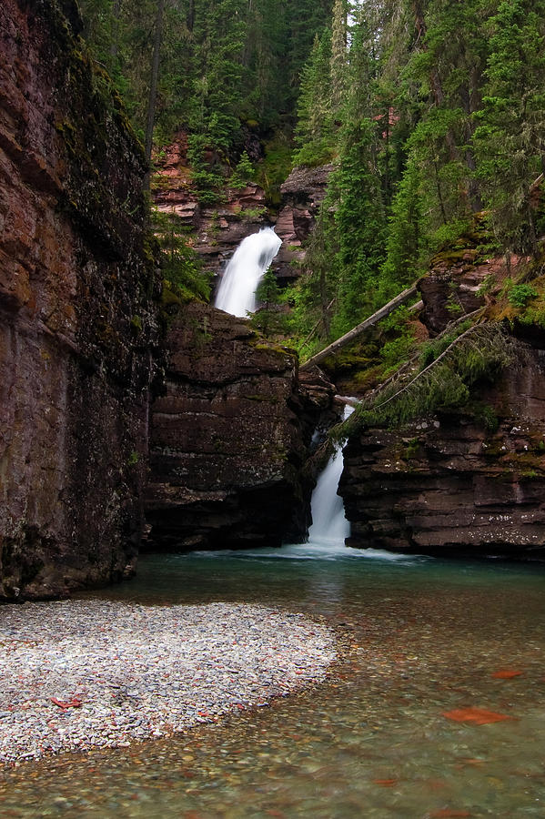 Mineral Creek Falls Photograph by Steve Stuller