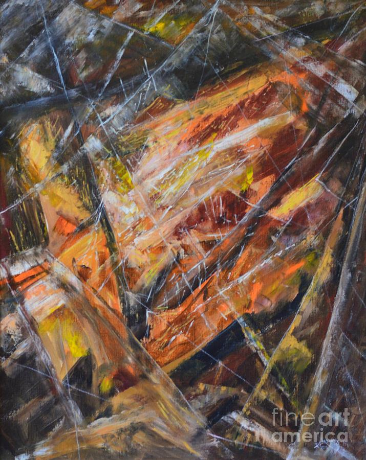 Abstract Painting - Mineralogy 19 by Jean Pierre Demornex