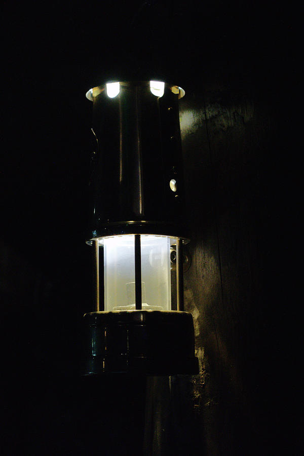Miners Lamp Photograph by Adrian Wale