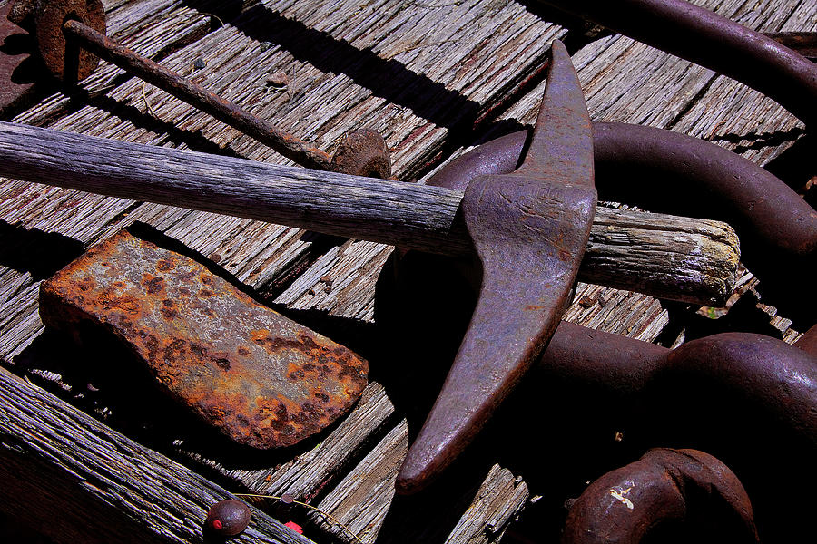 Miners Tools Photograph by Mike Flynn