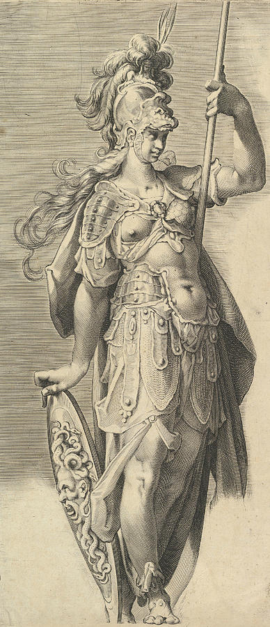 Minerva Relief by Bartholomeus Spranger