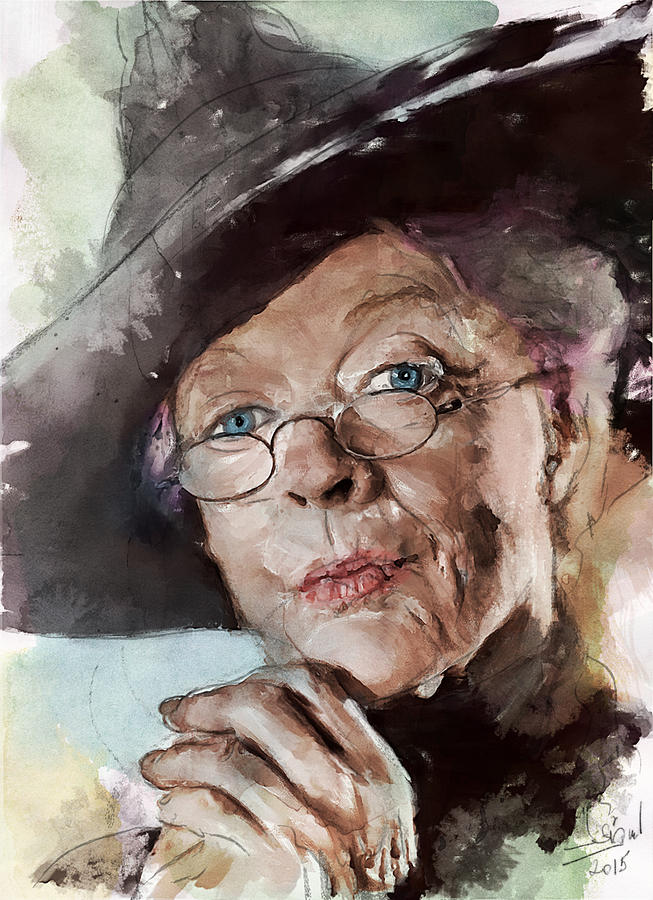 Minerva McGonagall Painting by Zsigmond Istvan Minerva McGonagall Painting by Zsigmond Istvan