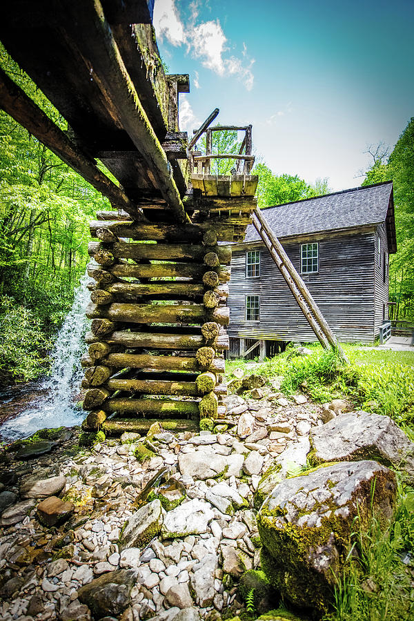 Mingus Mill Overflow Photograph by Paul Freidlund