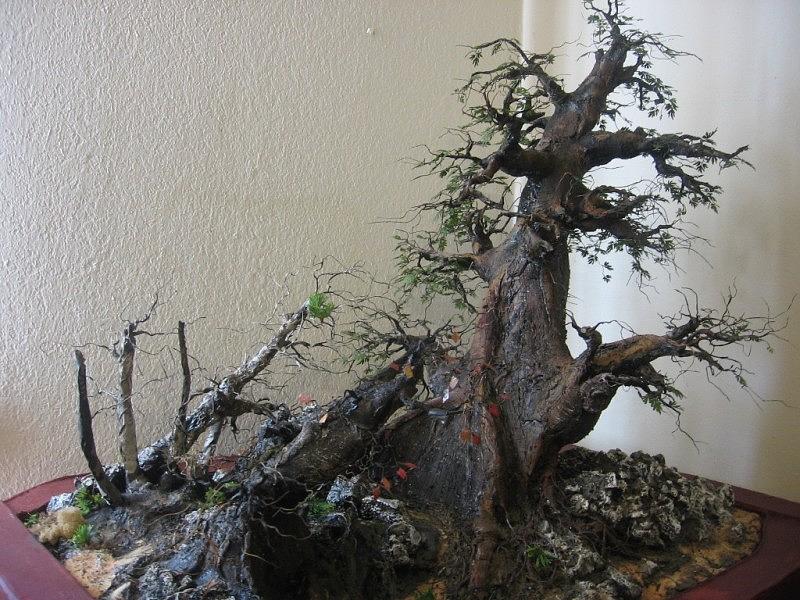 Mini Forest Sculpture - Recycled 3d Art Painting by Nelbert Flores