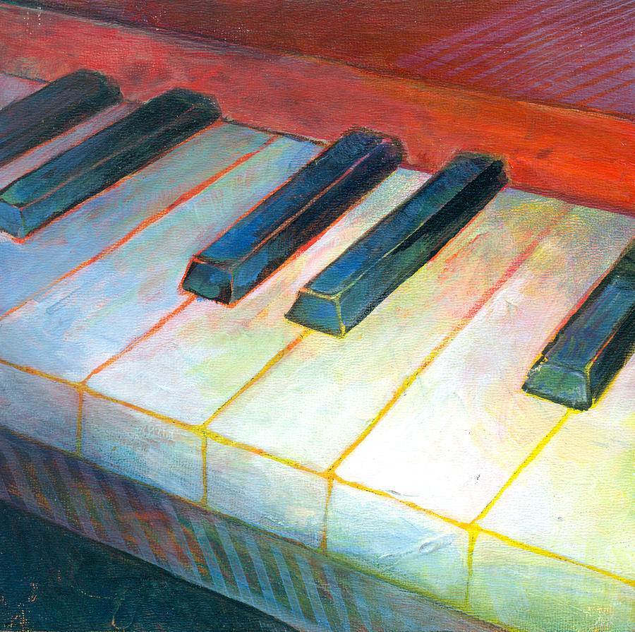 Mini Keyboard Painting by Susanne Clark