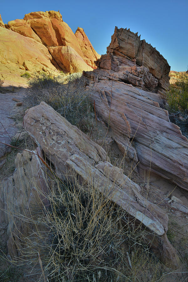 Miniature Sandstone Castle in Valley of Fire Photograph by Ray Mathis