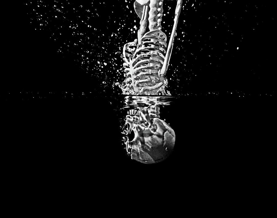 Minimal Skeleton Splash Photograph by Terril Heilman