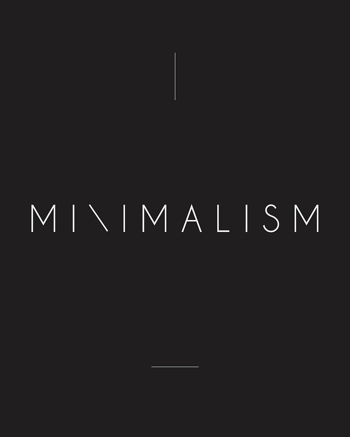 Minimalism Poster Mixed Media by Studio Grafiikka
