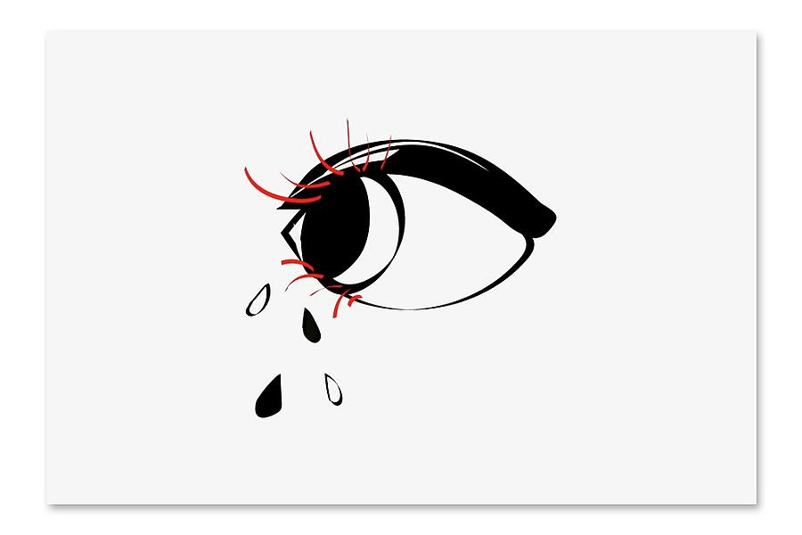 Minimalist Tears Digital Art by Zoe Gamer - Fine Art America