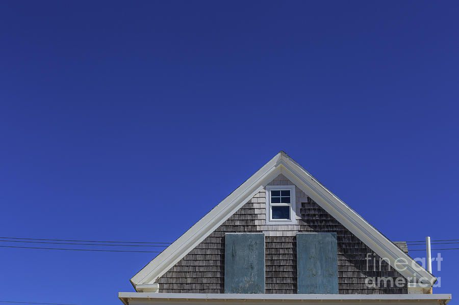 Minimalist view of a boarded up cottage Photograph by Edward Fielding