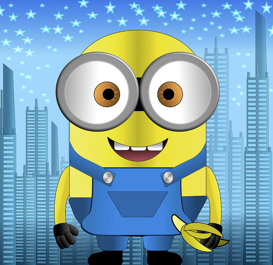 Minion Digital Art by Michael Lenehan | Fine Art America