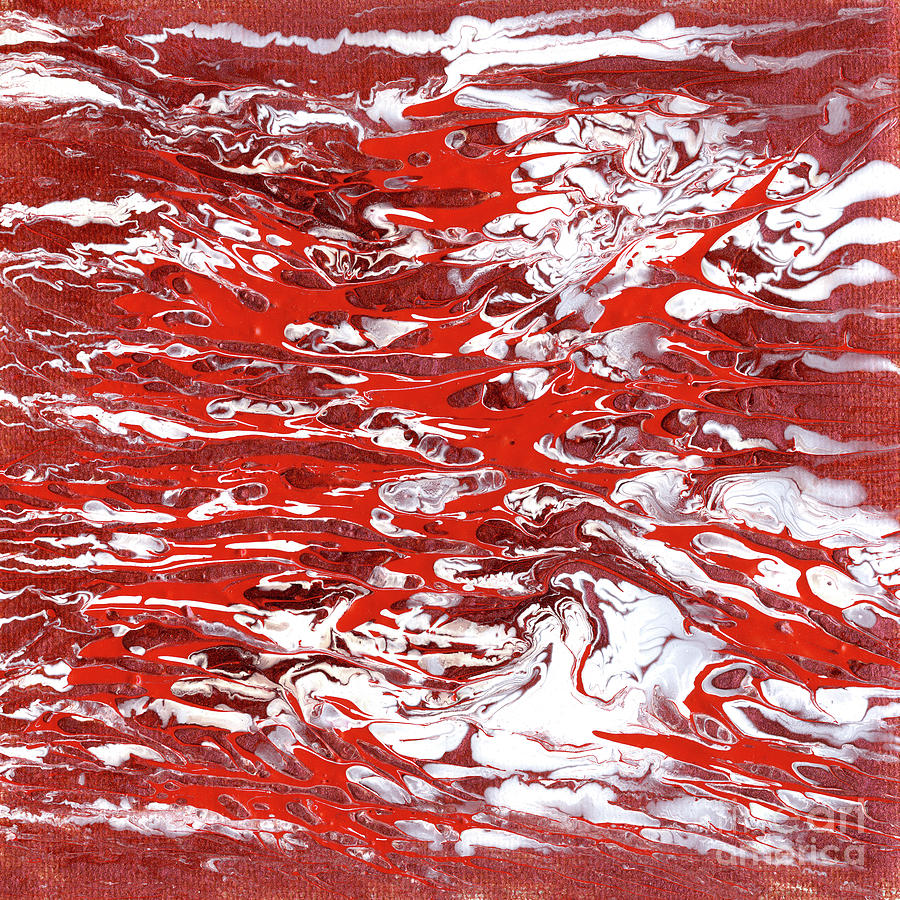 Red Mixed Media - Minions of Flame by Terry McConnell Red Mixed Media - Minions of Flame by Terry McConnell