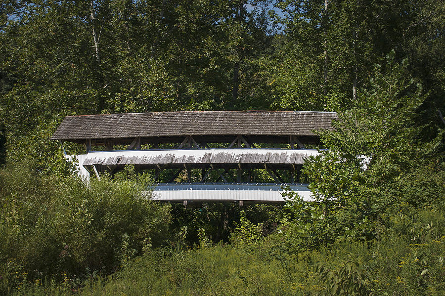 Mink Hollow Covered Bridge Photograph by Jack R Perry