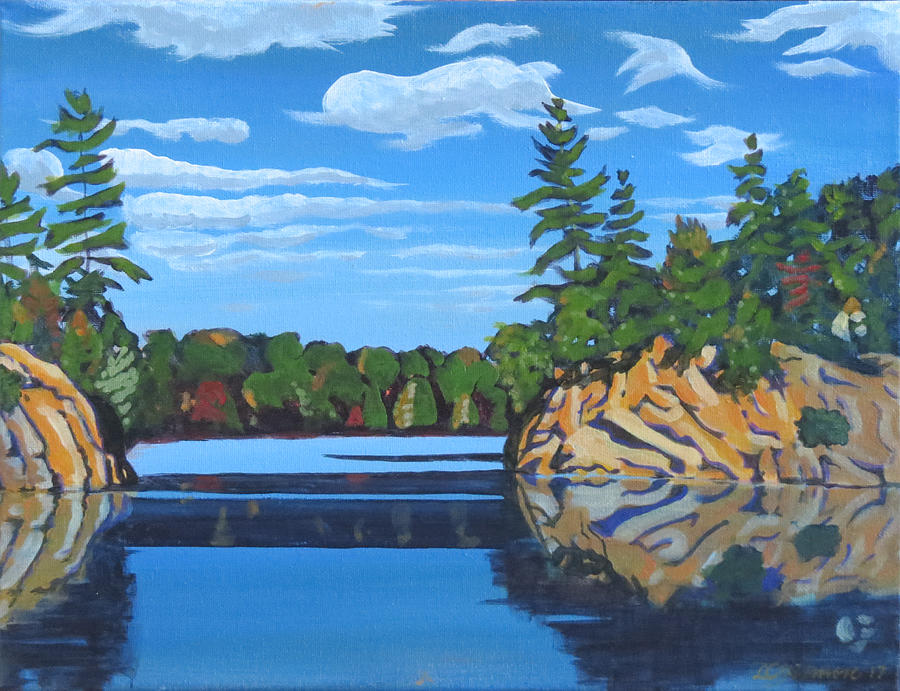 Mink Lake Gap Painting by David Gilmore