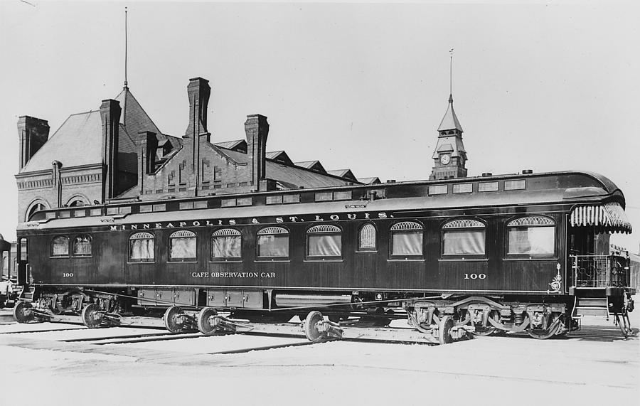 Minneapolis and St. Louis Railway C Photograph by Chicago and North Western Historical Society