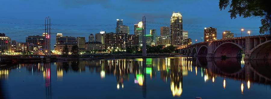 Minneapolis Blue Hour Photograph by Paul Freidlund