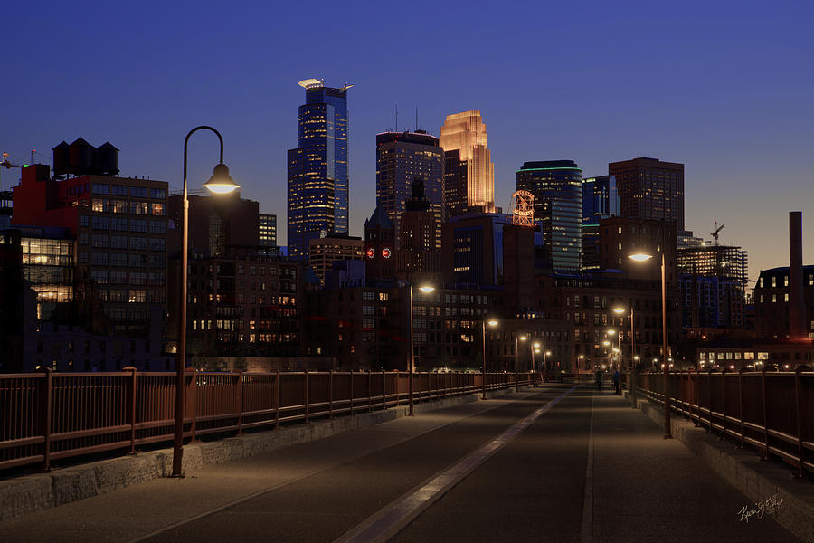 Minneapolis Photograph - Minneapolis Evening by Kevin Ellis