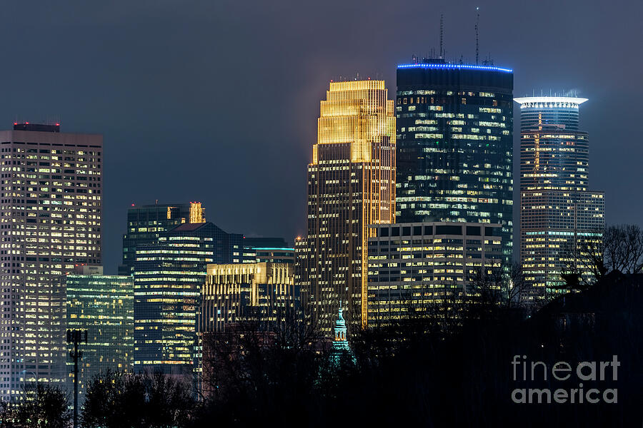 Minneapolis Glow Photograph by Joe Mamer Pixels