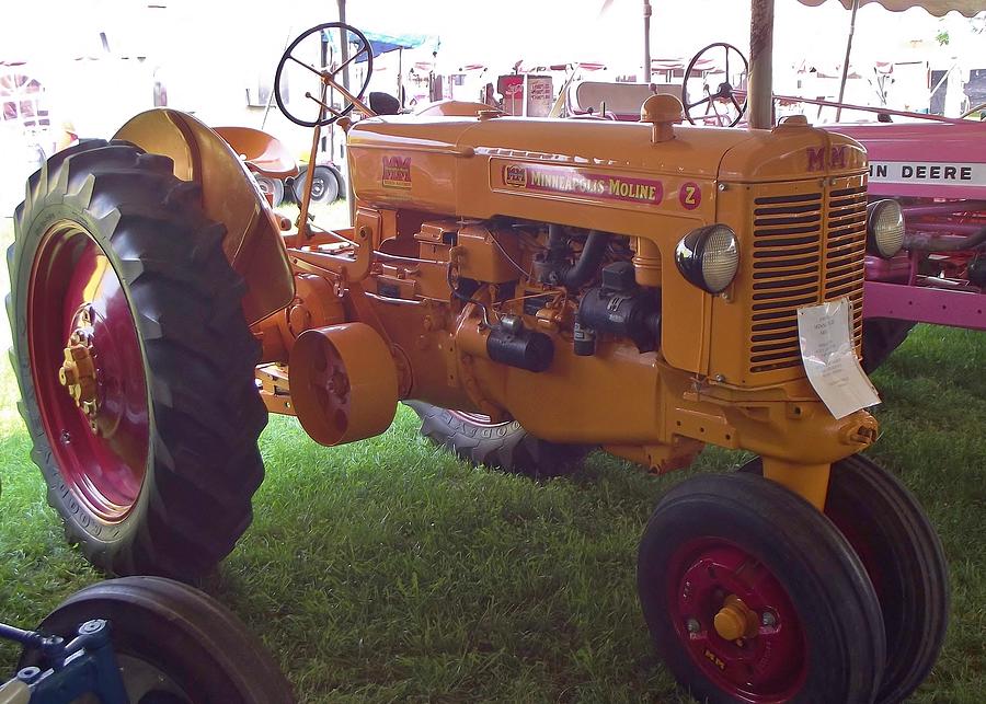 Minneapolis Moline 1953 Model Farm Tractor Indiana Summer Photograph by ...