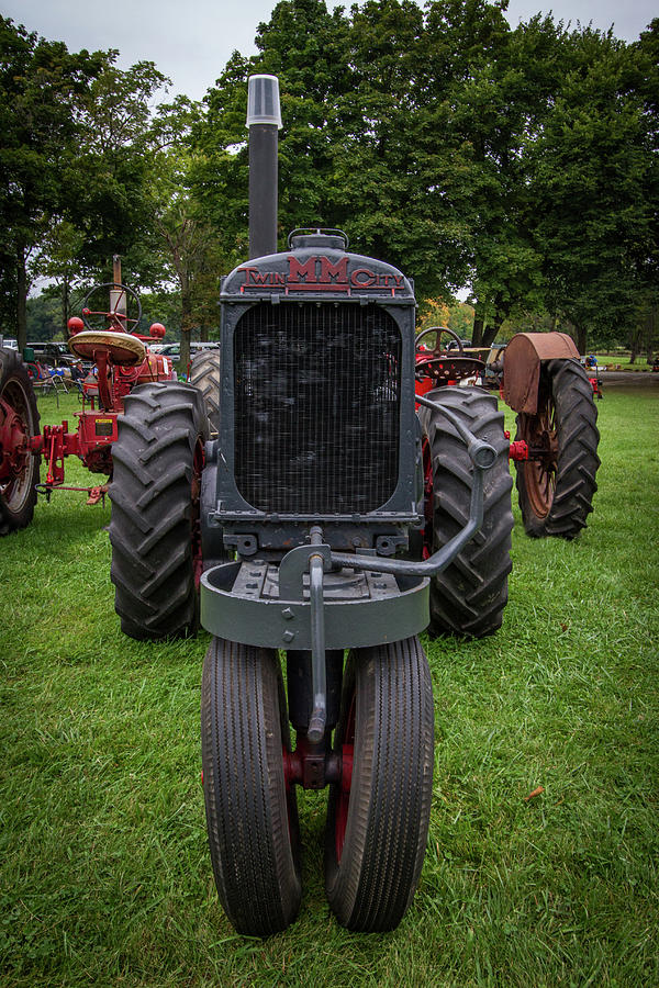 Vintage Photograph - Minneapolis-Moline Tractor by Mike Burgquist