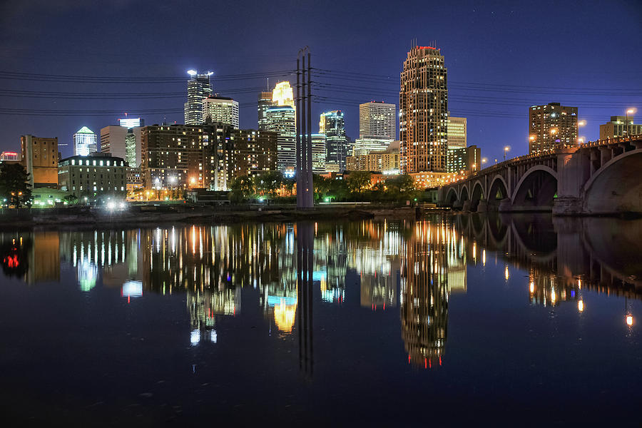 Minneapolis Photograph - Minneapolis Reflection by Near and Far Photography
