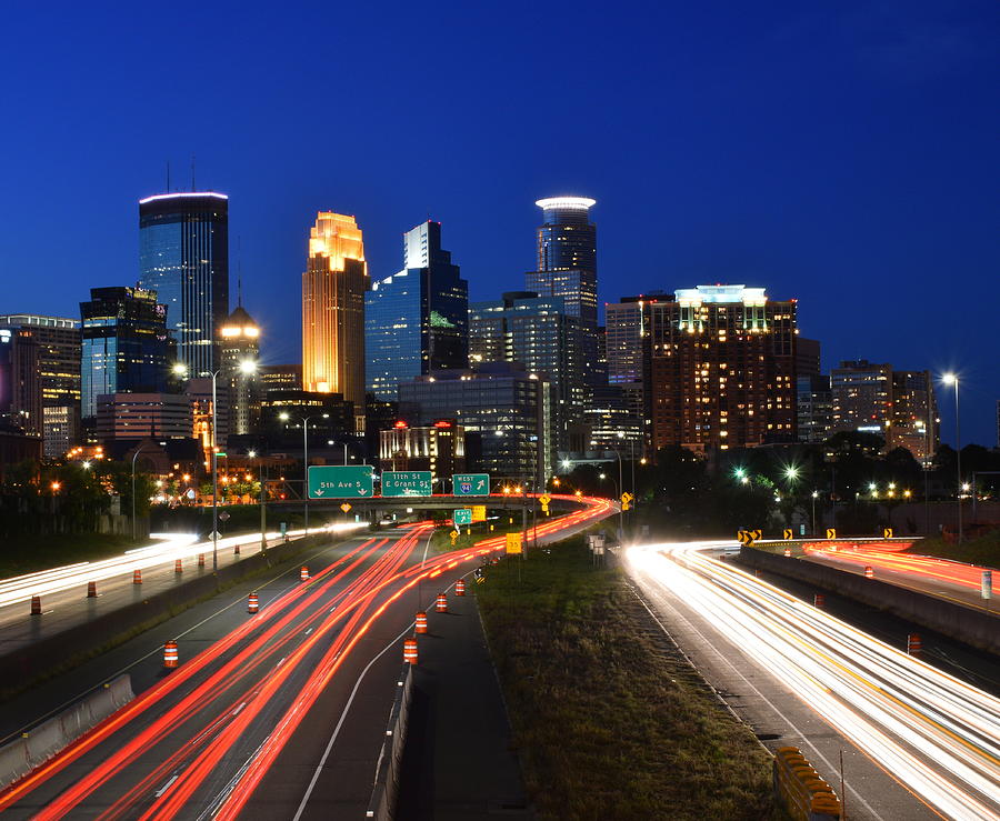 Minneapolis Skyline by Steven Liveoak Minneapolis Skyline by Steven Liveoak