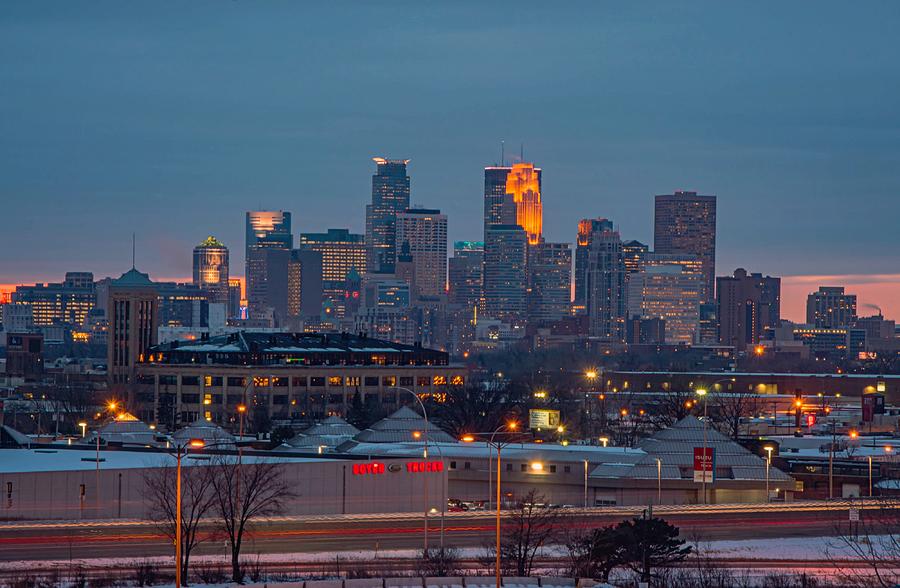 Minneapolis Sunset Photograph by Doug Wallick
