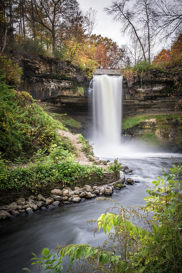 Minnehaha Falls in Autumn 2 Photograph by AMB Fine Art Photography ...