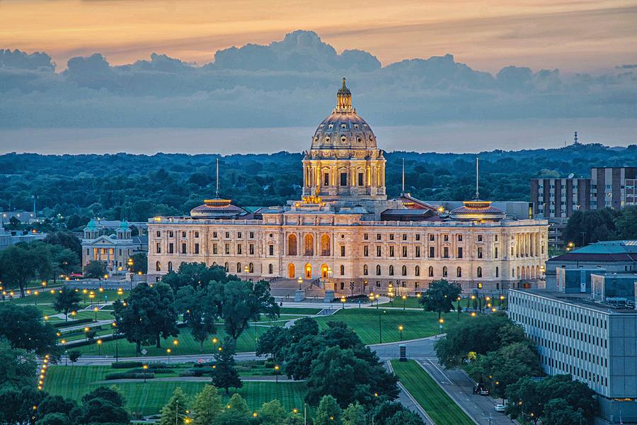 Minnesota State Capitol Photograph by Doug Wallick