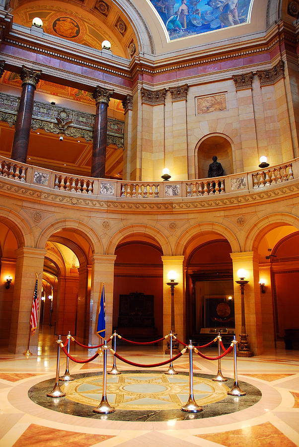 Minnesota State Capitol Rotunda Photograph by James Kirkikis