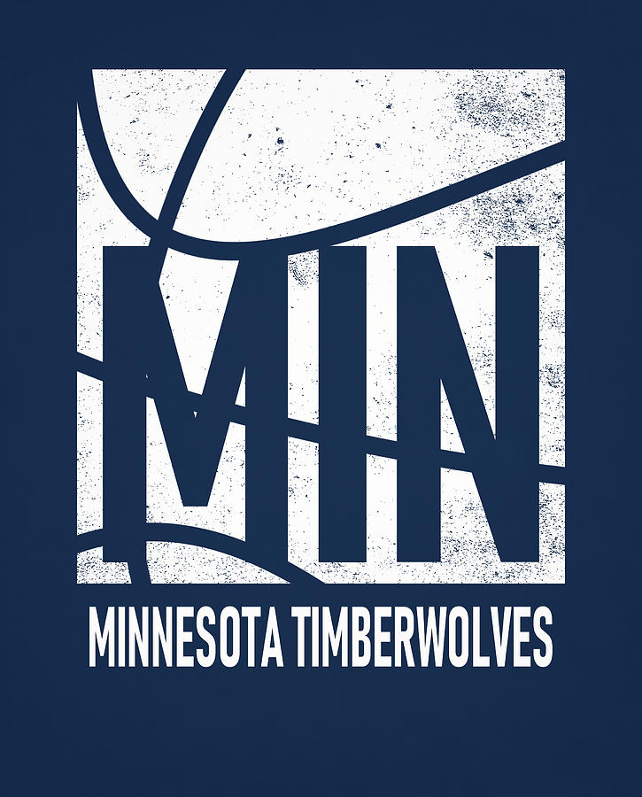 Minnesota Timberwolves City Poster Art Mixed Media by Joe Hamilton ...