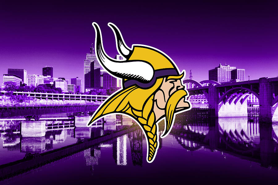 Minnesota Vikings Artwork Digital Art by Nicholas Legault