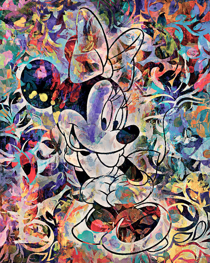 Unique Painting - Minnie A1 by SampadArt Gallery