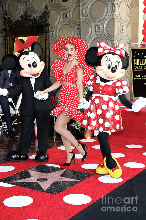 Minnie Mouse is honored with a star Photograph by Nina Prommer