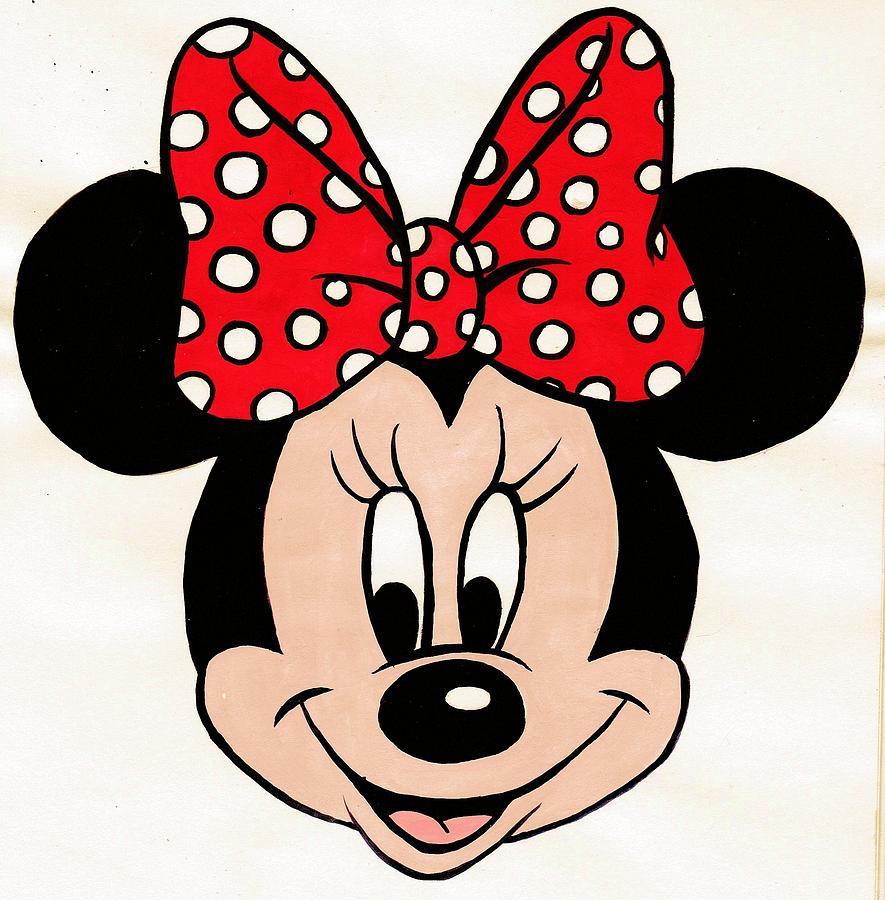 Minnie Mouse Drawing by Yevgeniya Kutnyak
