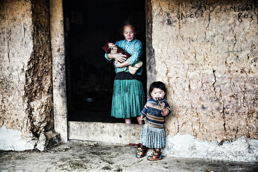 Minority Village Ha Giang  Photograph by Chuck Kuhn