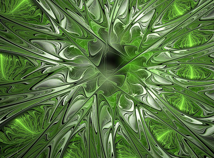 Mint Explosion Digital Art