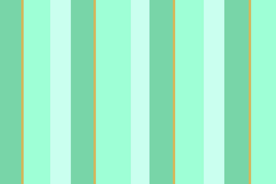 Green Stripe Pattern Mixed Media by Christina Rollo