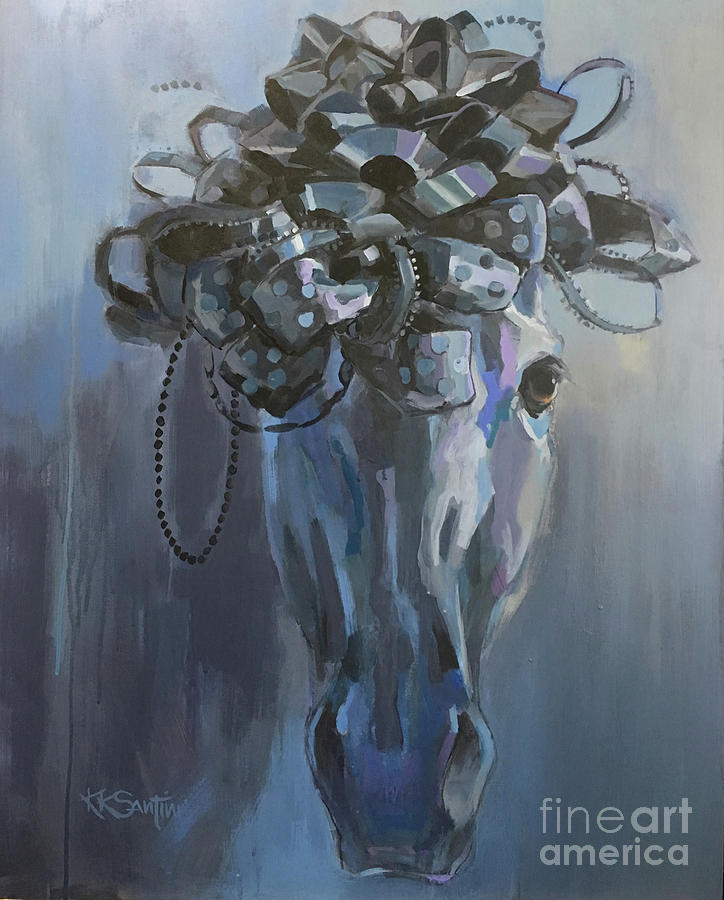 Horse Painting - Minx by Kimberly Santini