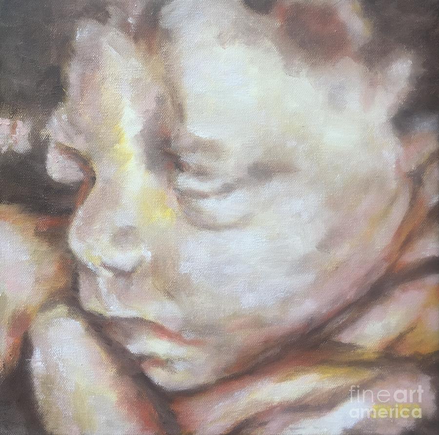 Miracle Baby Painting by Kathy Stiber