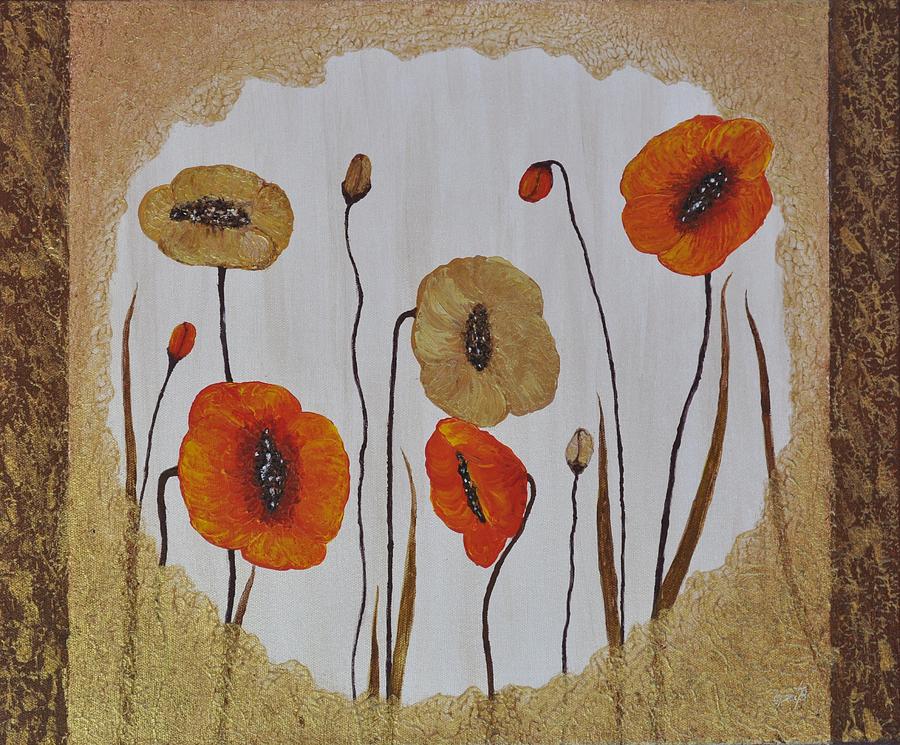 Poppy Painting - Miracle from Beyond by Georgeta  Blanaru