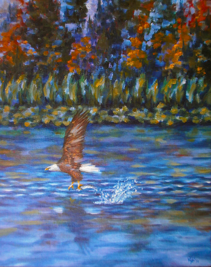 Nature Painting - Miracle in Silence by Rebecca Steelman